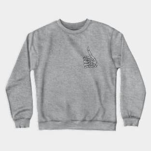 Skeleton Thumbs Up Crewneck Sweatshirt